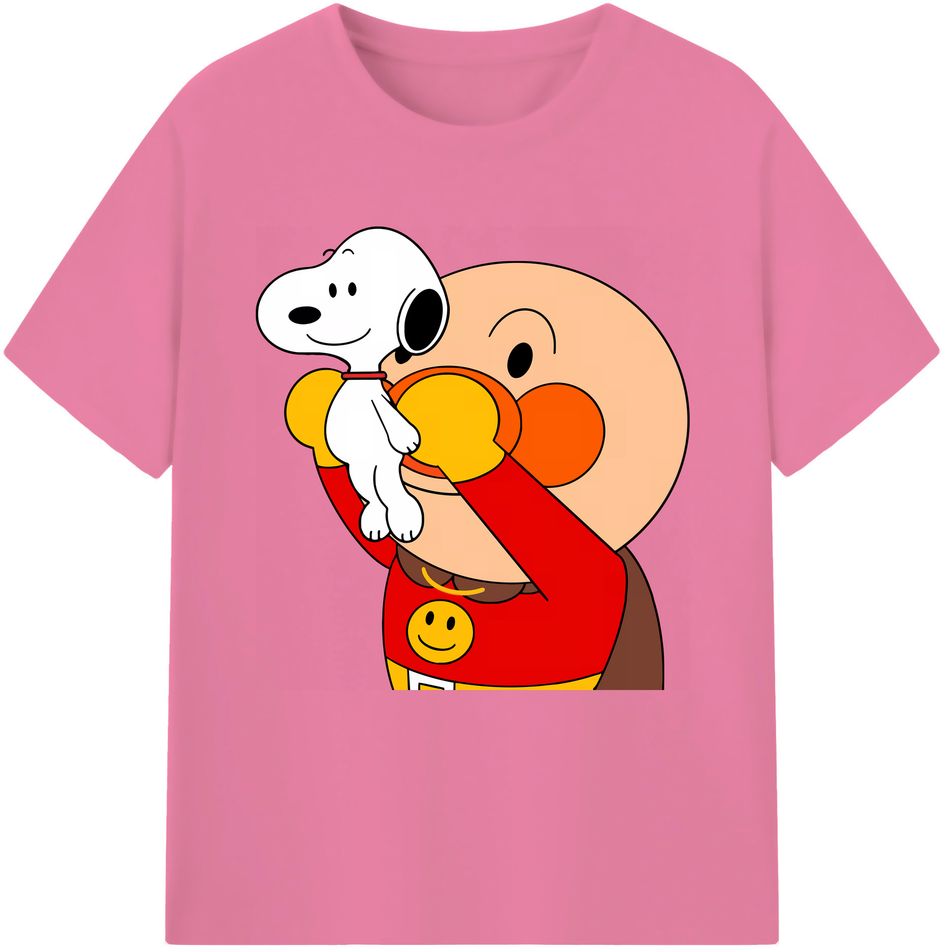 （画像用） アンパンマン Anpanman 綿100％半袖Tシャツ（フロントプリント）